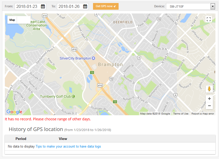 Way 2- Track mobile location through mobile number tracker software