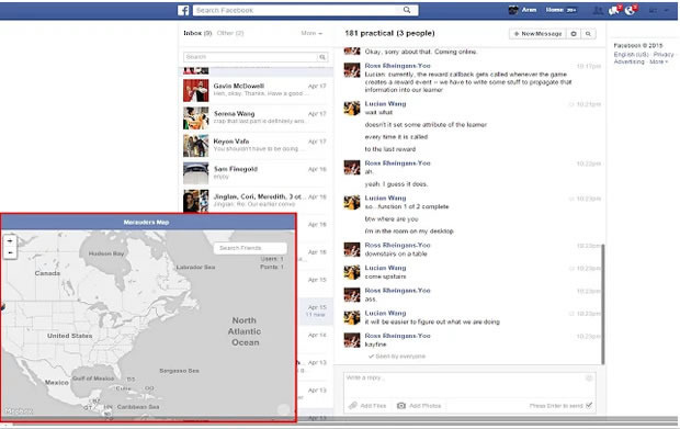 #1 Track a Facebook Friend using Marauders Map