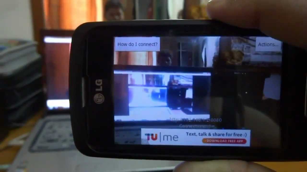 How to use IP Webcam for spying on someone through their phone camera