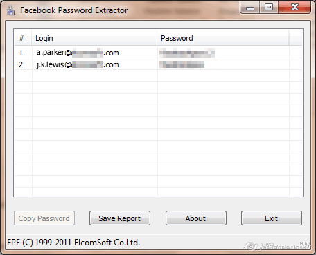 Way 3: Use Facebook Password Extractor To Hack A Facebook Account