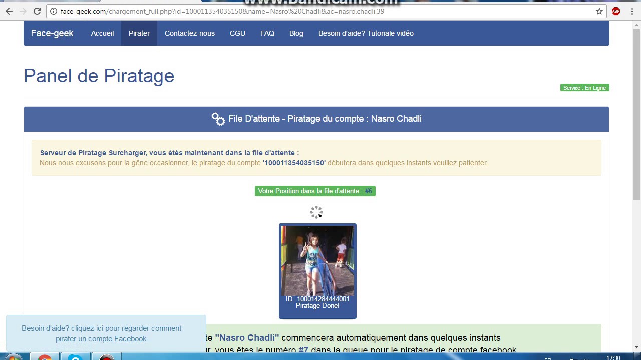 Way 5: FaceGeek To Hack Facebook