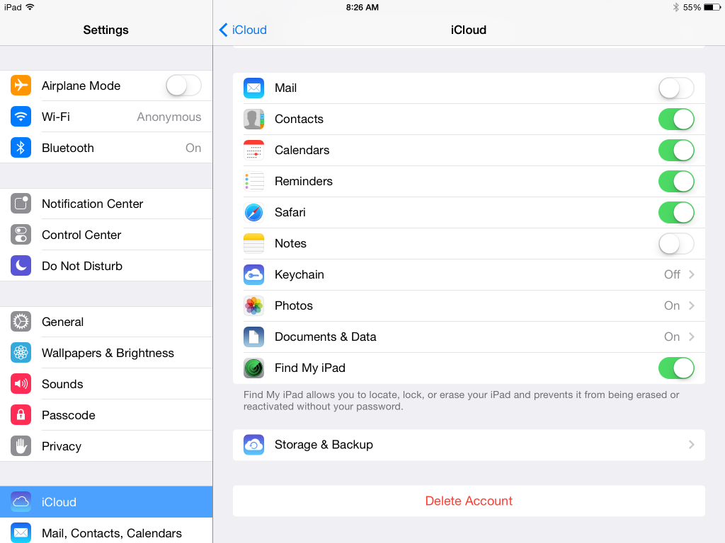 Hacking iCloud Account