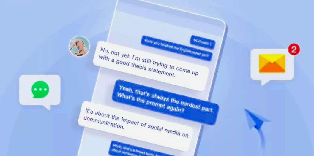 Smartphone screen showing SMS keyword alert and flagged messages in parental control dashboard