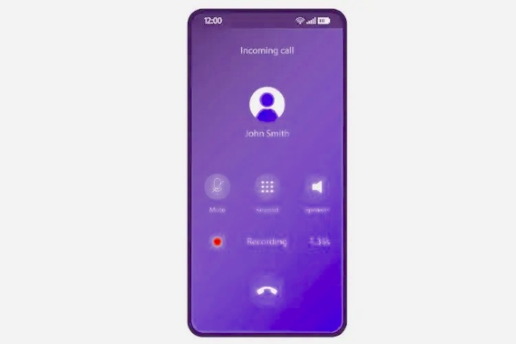 iPhone Live Voicemail settings screen