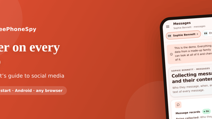 FreePhoneSpy — social hero