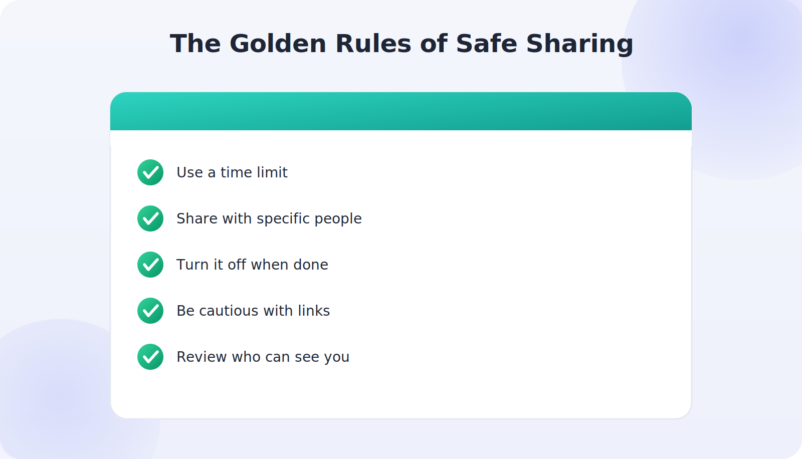 The golden rules for sharing your live location safely