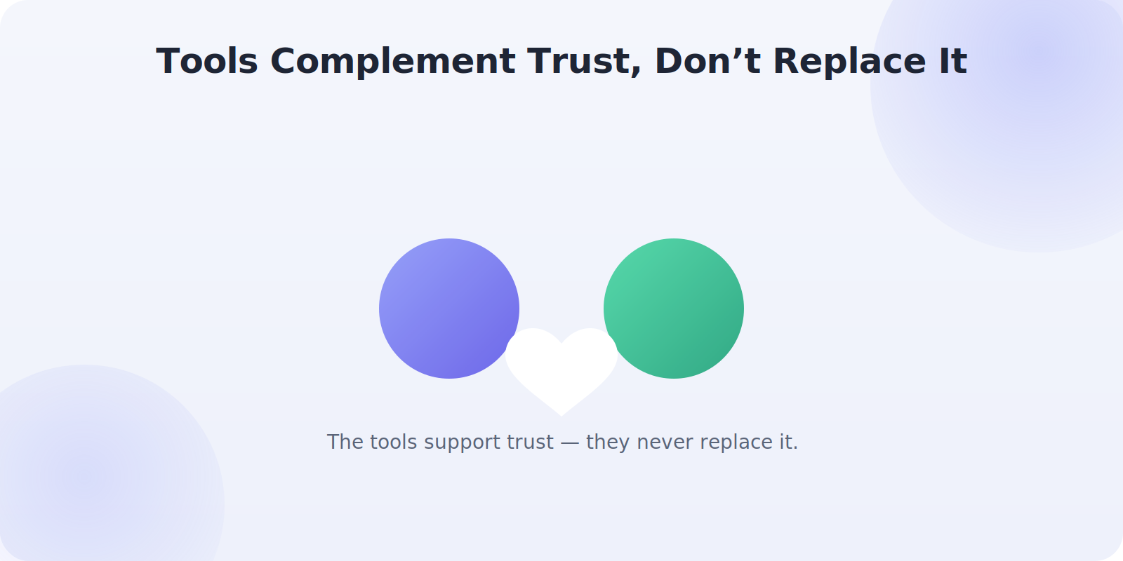 Location tools complementing trust and open communication in a family