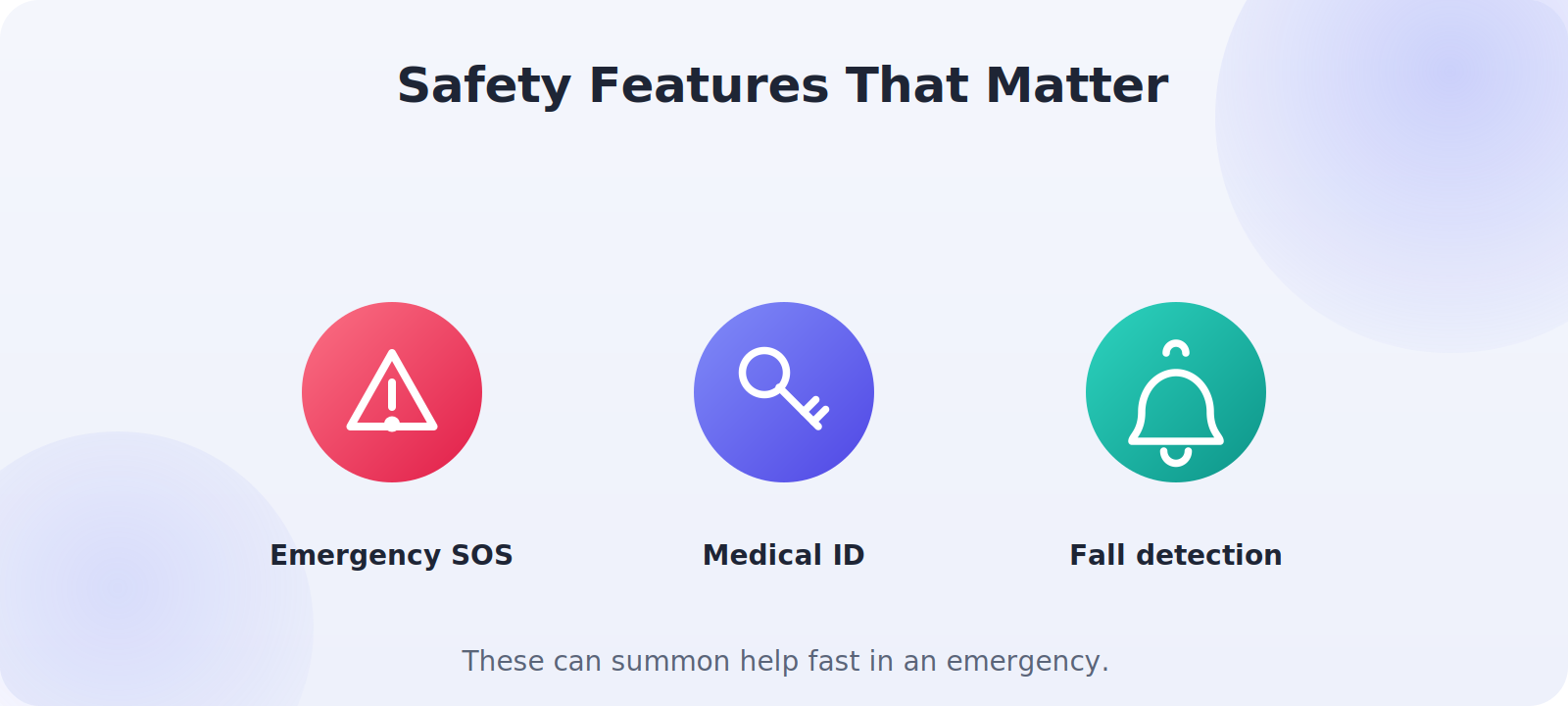 Key phone safety features to enable for an elderly parent