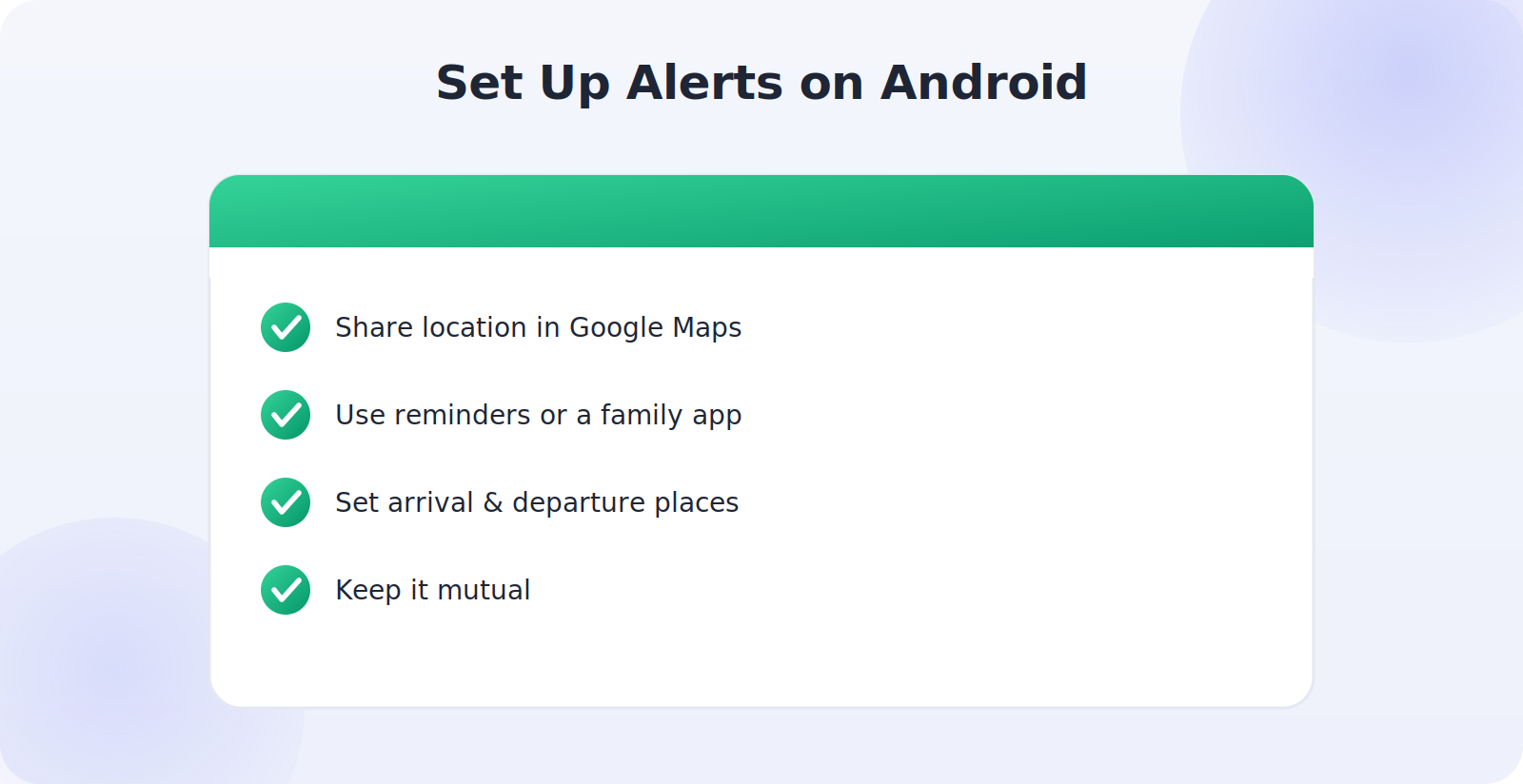 Setting up arrival and departure alerts on Android with Google Maps and routines