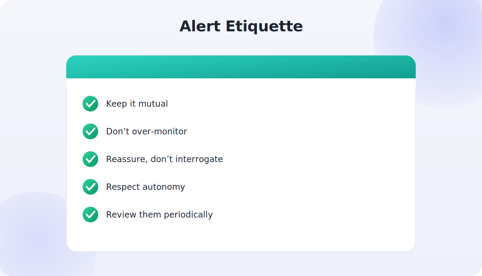 Etiquette guidelines for using family arrival alerts respectfully