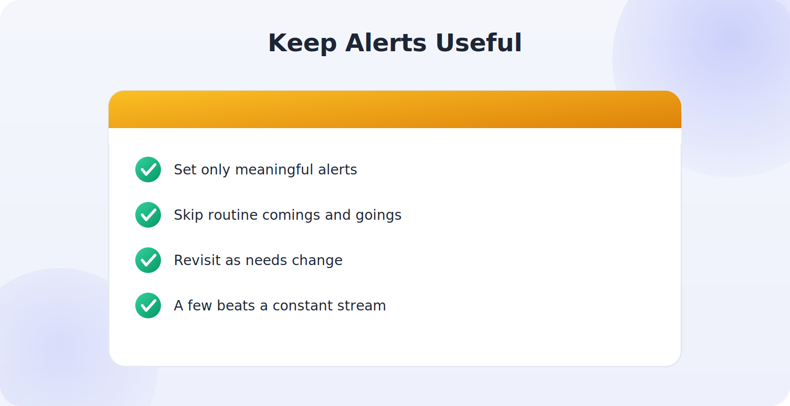 Keeping family location alerts useful by limiting them to what matters