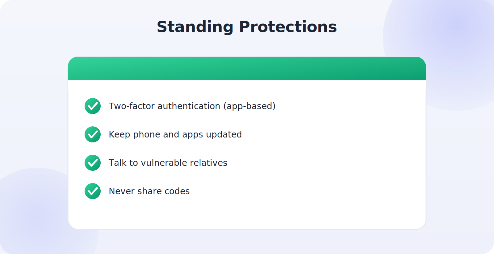 Standing protections against phishing: 2FA, updates, and awareness
