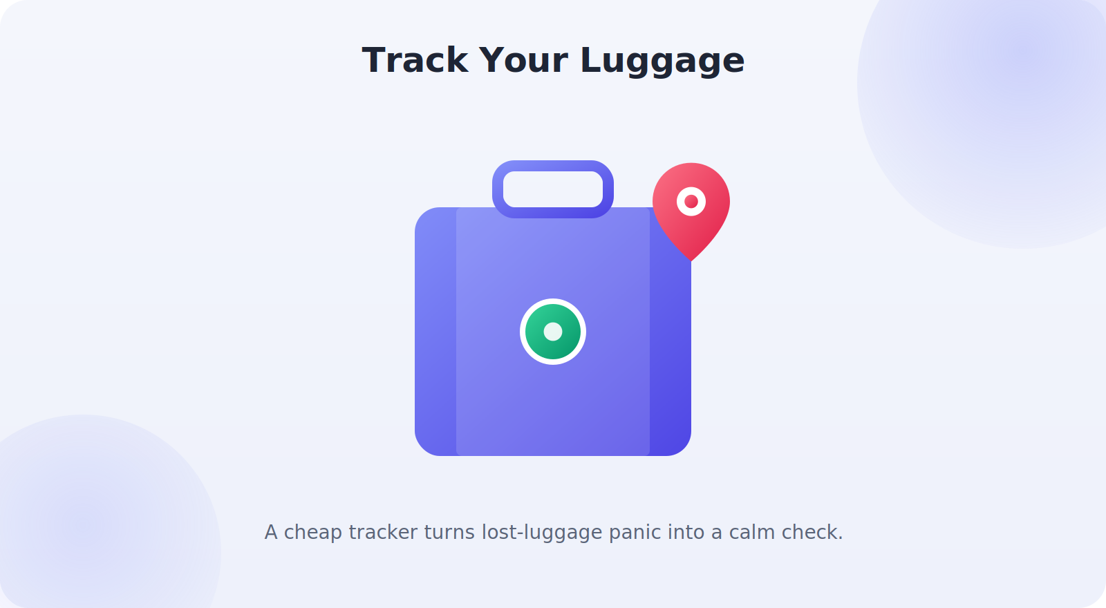 A suitcase with a Bluetooth tracker being located on a phone map